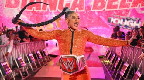 bianca belair hot|WWE star Bianca Belair flaunts figure in tiny bikinis for。